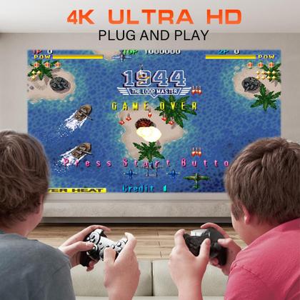 Imagem de Projetor Android 4k Wifi 5ghz 3800 Jogos Retro 2 Controles