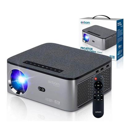 Imagem de Projetor Android 5G 4K Focagem a Laser e Espelhamento Sem Fio Preto