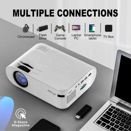 Imagem de Projetor Android Salange P62 4000Lum Wifi Hd Bluetooth 360