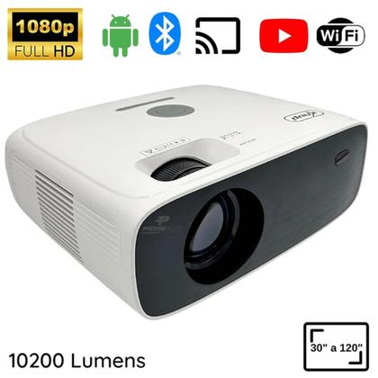 Imagem de Projetor Datashow Android Full HD 10200 Lumens Wi-Fi Bluetooth HDMI Knup PJ006