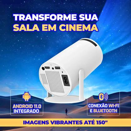 Imagem de Projetor De Imagem HY300 4K Com Espelhamento WiFi Bluetooth Ideal Para Filmes Games Cinema 110 220V