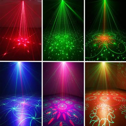 Imagem de Projetor de Laser Estroboscópico com Controle Remoto - Luzes de Festa e DJ