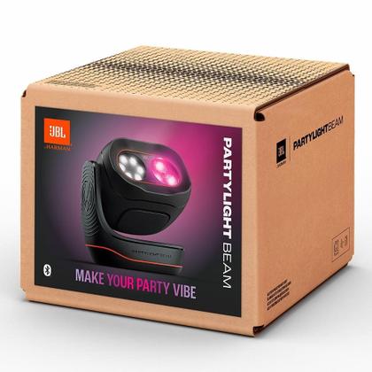 Imagem de Projetor de Luzes JBL PartyLight Beam,  Show de Luzes, Bluetoth 5.3, Preto - JBLPLBEAMBR