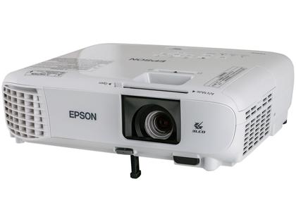 Projetor Epson PowerLite E20 XGA Portátil - 3400 Lumens 3LCD HDMI Branco Imagem de Projetor Epson PowerLite E20 XGA Portátil