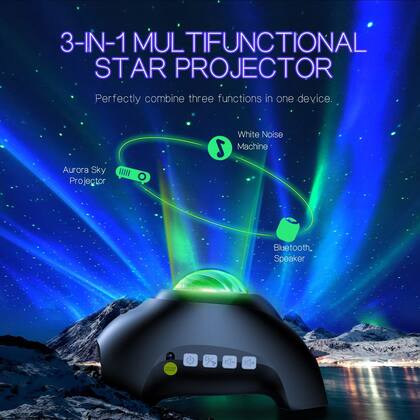 Imagem de Projetor Galaxy Light Aurora Northern Galaxy com 33 efeitos