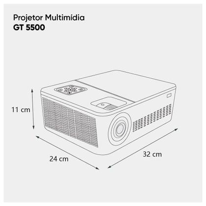 Imagem de Projetor Gt5500 5500 Lumens Full Hd - Goldentec