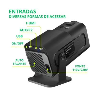 Imagem de Projetor Hy320 Android 4K Smart Wifi Portátil Bluetooth HD