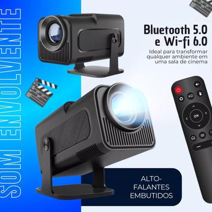 Imagem de Projetor Hy320 Android 4K Smart Wifi Portátil Bluetooth HD