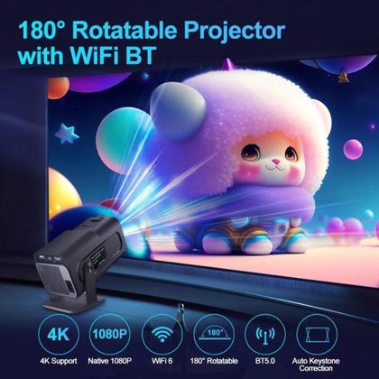 Imagem de Projetor Hy320 Mini Portátil 4K HD Android 110v/220v