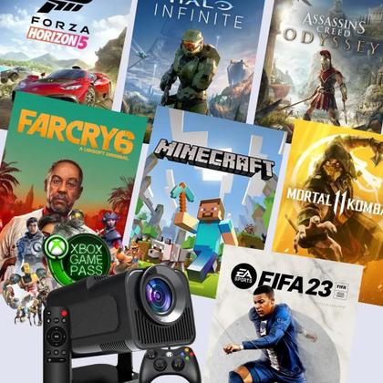 Imagem de Projetor Hy320 Pro 4K 390 ANSI Smart Tv Android 13 Wifi6 Bluetooth Hdmi Usb