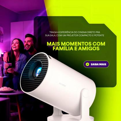 Imagem de Projetor Inteligente Hy300 Pró 5G Smart 4K Wifi 6 Bluetooth 5.0 Android 11 Com Controle