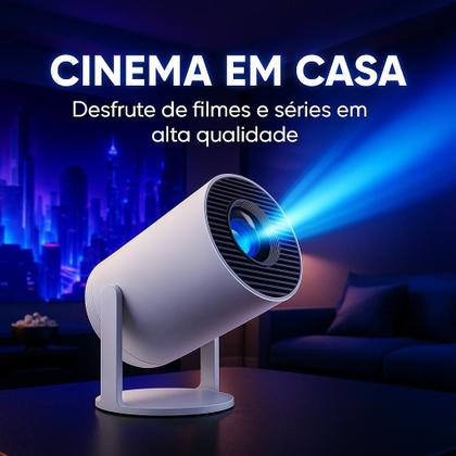 Imagem de Projetor Inteligente Hy300 Pró 5G Smart 4K Wifi 6 Bluetooth 5.0 Android 11 Lançamento 2025