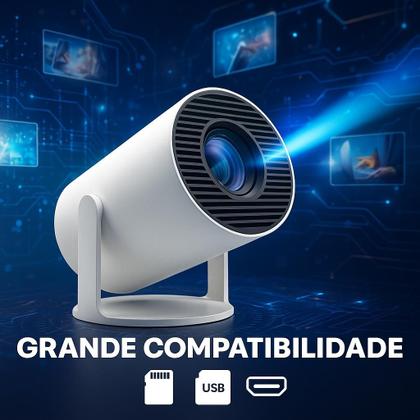 Imagem de Projetor Inteligente Hy300 Pró 5G Smart 4K Wifi 6 Bluetooth 5.0 Android 11 Lançamento 2025