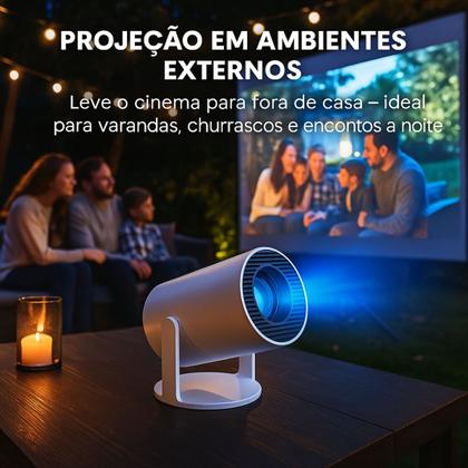 Imagem de Projetor Inteligente Hy300 Pró 5G Smart 4K Wifi 6 Bluetooth 5.0 Android 11 Lançamento 2025