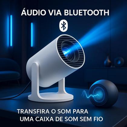 Imagem de Projetor Inteligente Hy300 Pró 5G Smart 4K Wifi 6 Bluetooth 5.0 Android 11 Lançamento 2025