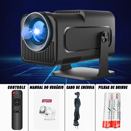 Projetor Inteligente Hy320 Pró 5G Smart 4K Wifi 6 Bluetooth 5.0 Android 11 Lançamento 2025 - NoroTech Eletrônicos Imagem de Projetor Inteligente Hy320 Pró 5G Smart 4K Wifi 6 Bluetooth 5.0 Android 11 Lançamento 2025