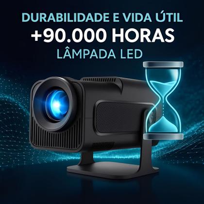 Imagem de Projetor Inteligente Hy320 Pró 690 ANSI 5G Smart 4K Wifi 6 Bluetooth 5.0 Android 11