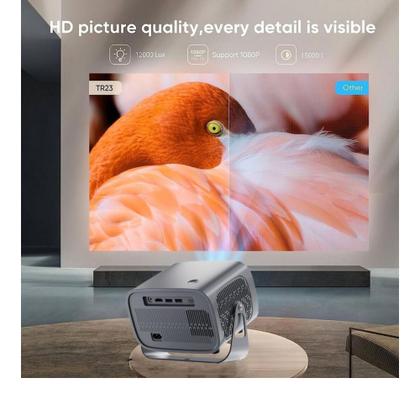 Imagem de Projetor inteligente portátil Android 11 5G 1080P 8000L 4K - decanovo