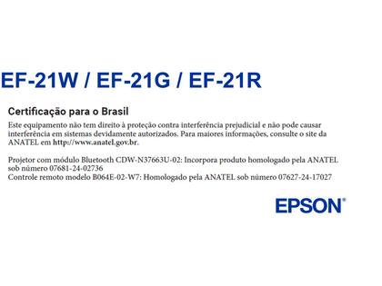 Imagem de Projetor Laser Smart EpiqVision EF-21W Smart Streaming Resolução 1920x1080 Alto-falante integrado Wi-Fi e Bluetooth USB HDMI Branco