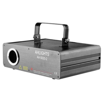 Imagem de Projetor Laser Verde Bivolt Com Efeitos Controle DMX E ILDA Profissional AH-5020-2 AH LIGHTS