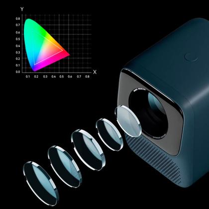 Imagem de Projetor LCD Wanbo T2 Max Smart Android Nova Versão 450 Ansi Fullhd 4k Bluetooth Wifi Led Bivolt