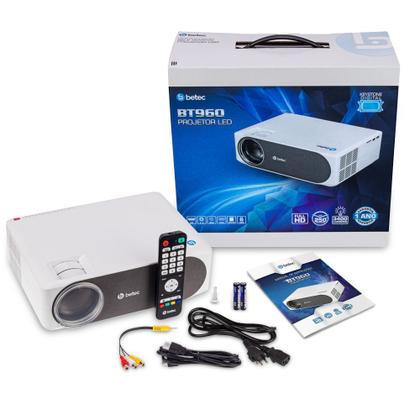 Projetor Led - Betec BT960 - 3800 Lumens - Full HD Nativo - Até 250 Polegadas - BETEC BRASIL Imagem de Projetor Led - Betec BT960 - 3800 Lumens - Full HD Nativo - Até 250 Polegadas