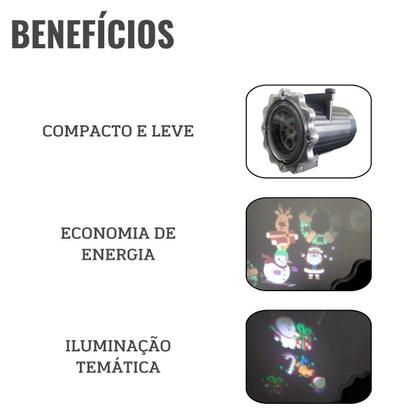 Imagem de Projetor LED Luzes Figuras Natal para Festas - 1 Unidade