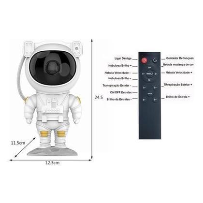 Imagem de Projetor Luzes Estrelas Galáxia Astronauta Controle Design