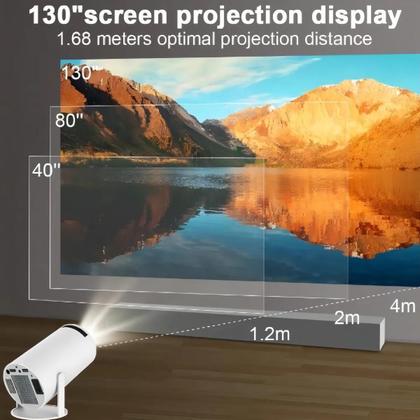Imagem de Projetor Magcubic HY300 720P Android TV, WiFi 6, Bluetooth, HDMI
