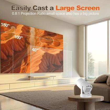 Imagem de Projetor Magcubic Hy300 Pro+ 4k 720p Wifi6 Bluetooth 5.4