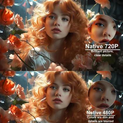 Imagem de Projetor Magcubic Hy300 Pro+ 4k 720p Wifi6 Bluetooth 5.4