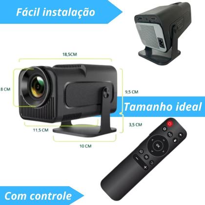 Imagem de Projetor Magcubic Hy320 Wifi 4K 390 Ansi Android 11 Smart