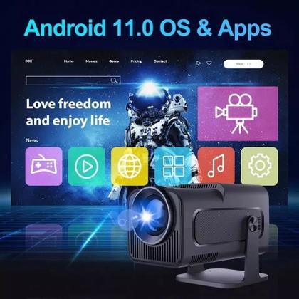 Imagem de Projetor Magcubic Hy320 Wifi 6 Ultra 4k Android 11 Bivolt