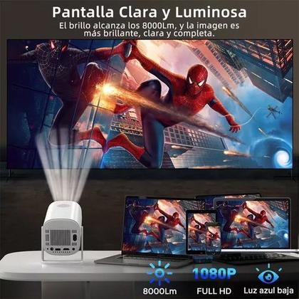 Imagem de Projetor portátil Android 11 Wifi6 8000 Lumens 4K HD 1080p