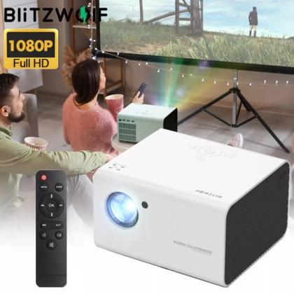 Imagem de Projetor Portátil Blitzwolf Vp14 6000 Lumens WIFI Led Full Hd Home Cinema Espelhamento