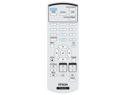 Imagem de Projetor Portátil Epson Powerlite FH54+ Full HD 4100 Lumens 3LCD Wi-Fi UBS 2 HDMI Branco