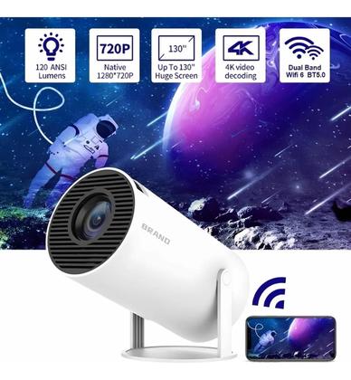 Imagem de Projetor Portátil Full Hd Wifi Bluetooth Smart Tv Freestyle Branco