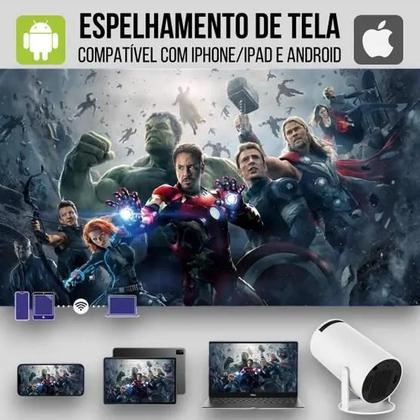 Imagem de Projetor Portátil Smart Android Mini HD Celular Pc WiFi Bolsa Ios Android- Projector 