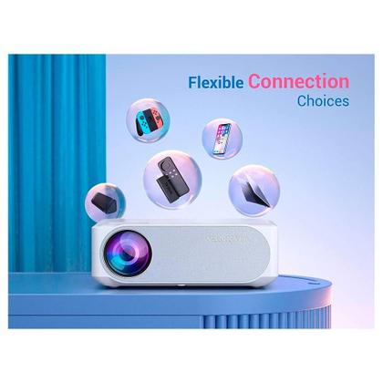 Imagem de Projetor Portátil Vankyo Performance V630W, Full HD, 280 ANSI Lumens, Wifi, 5G, USB, Branco - Performance V630W