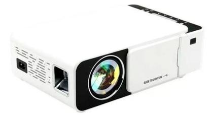 Imagem de Projetor Retroprojetor Data Show Led Portatil 2200 Lúmens 120 Polegadas Espelha Tela Celular T5