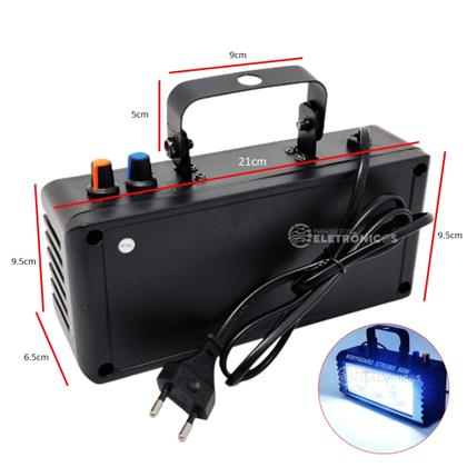 Imagem de Projetor Strobo Estroboscópico 60W Canhão Refletor Controle Efeito Flash Sensor Rítmico - 1948813
