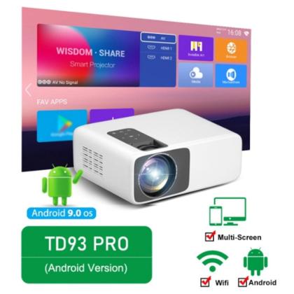 Imagem de Projetor Thundeal TD93 Pro Full HD 6000 Lúmens Android Wi-Fi C/Espelhamento - Cinema em casa