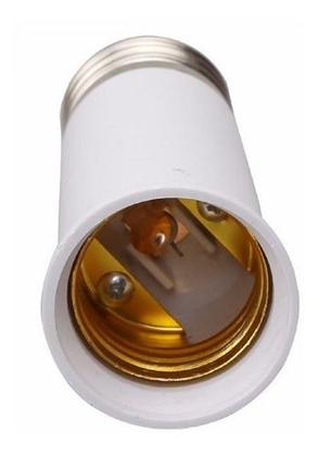 Imagem de Prolongador Extensor Adaptador Bocal Soquete Lâmpada E27 - 80mm