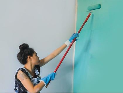 Imagem de Prolongador Metal Cabo Extensor Telescópico Ajustável Para Rolo De Pintura 2 Metros Atlas