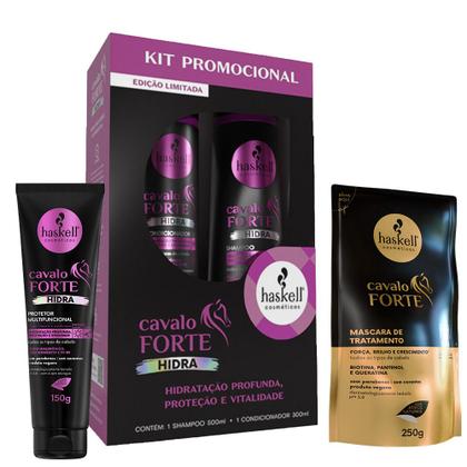 Imagem de Promopack Haskell Cavalo Forte Hidra e Protetor 150gr