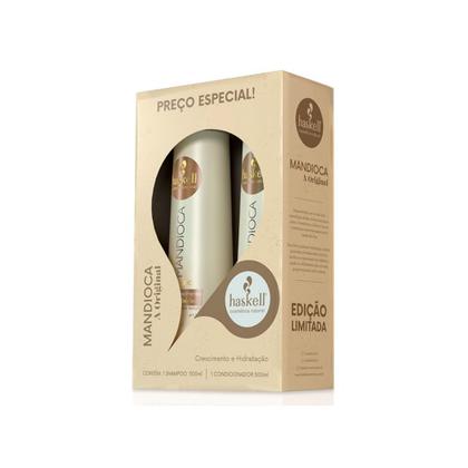 Imagem de Promopack Haskell Mandioca 500ml Shampoo e Condicionador Edição Limitada