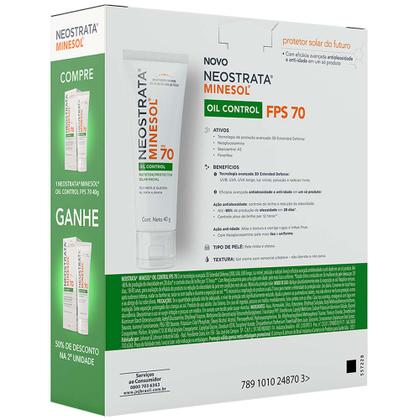 Imagem de Promopack Neostrata Minesol OC FPS70 50% Desconto na 2a unidade
