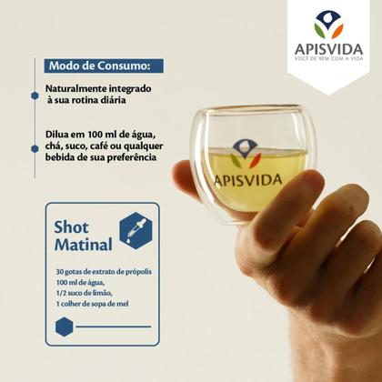 Imagem de Propoflex Extrato Aquoso de Própolis Verde Sem Álcool 30mL Gotas Apisvida
