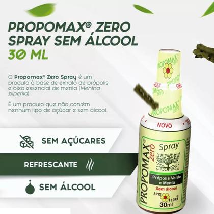 Imagem de Própolis Verde Menta Zero Açúcar Propomax Zero Spray Kit 3un