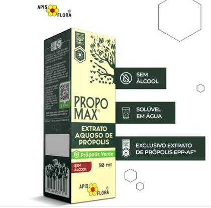 Imagem de Propomax Própolis Verde Sem Álcool 30ml Extrato Aquoso Natural e Concentrado - Apis Flora
